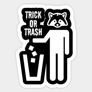 Trick or Trash Sticker